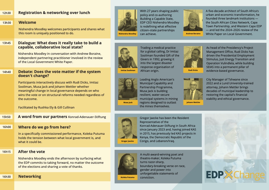 EDP X- 2026 Programme